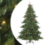 Árbol de Navidad artificial con ramas articuladas 240 cm PVC