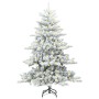 Árbol de Navidad artificial con ramas articuladas 150 cm PVC