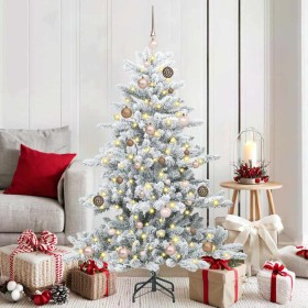 Árbol de Navidad artificial con ramas articuladas 150 cm PVC