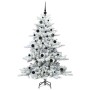 Árbol de Navidad artificial con ramas articuladas 150 cm PVC