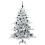 Árbol de Navidad artificial con ramas articuladas 150 cm PVC