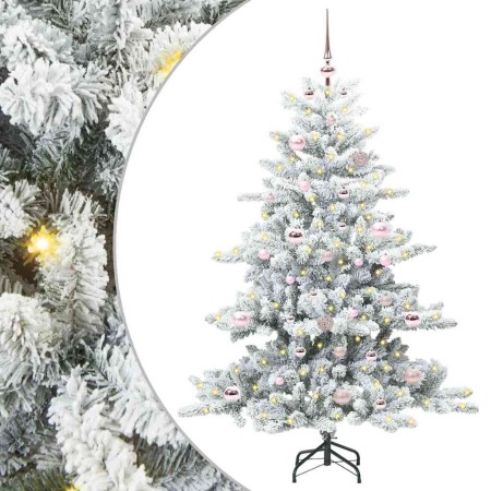 Árbol de Navidad artificial con ramas articuladas 150 cm PVC