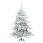Árbol de Navidad artificial con ramas articuladas 150 cm PVC