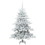 Árbol de Navidad artificial con ramas articuladas 150 cm PVC