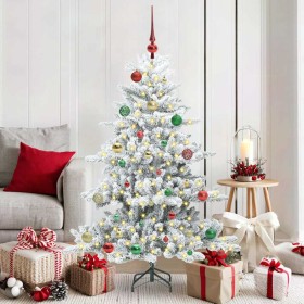Árbol de Navidad artificial con ramas articuladas 150 cm PVC