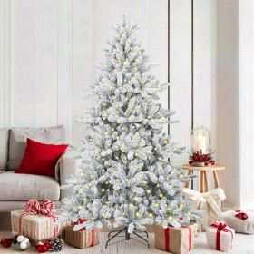 Árbol de Navidad artificial con ramas articuladas 180 cm PVC