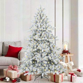 Árbol de Navidad artificial con ramas articuladas 180 cm PVC