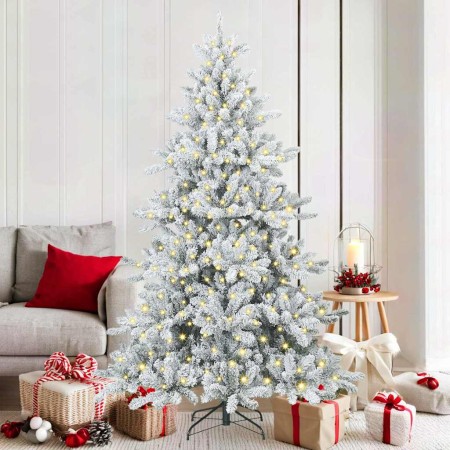 Árbol de Navidad artificial con ramas articuladas 180 cm PVC