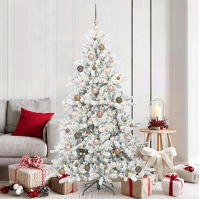 Árbol de Navidad artificial con ramas articuladas 180 cm PVC