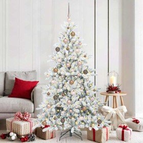 Árbol de Navidad artificial con ramas articuladas 180 cm PVC