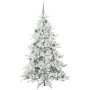 Árbol de Navidad artificial con ramas articuladas 180 cm PVC