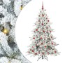 Árbol de Navidad artificial con ramas articuladas 180 cm PVC