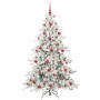 Árbol de Navidad artificial con ramas articuladas 180 cm PVC