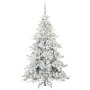 Árbol de Navidad artificial con ramas articuladas 180 cm PVC