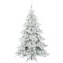 Árbol de Navidad artificial con ramas articuladas 180 cm PVC