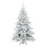 Árbol de Navidad artificial con ramas articuladas 180 cm PVC