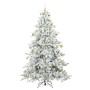 Árbol de Navidad artificial con ramas articuladas 180 cm PVC