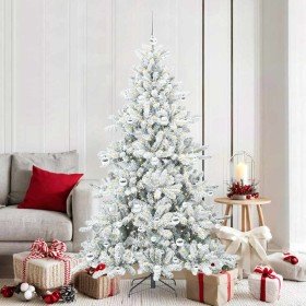 Árbol de Navidad artificial con ramas articuladas 180 cm PVC