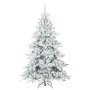 Árbol de Navidad artificial con ramas articuladas 180 cm PVC