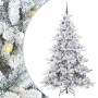 Árbol de Navidad artificial con ramas articuladas 180 cm PVC