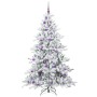 Árbol de Navidad artificial con ramas articuladas 180 cm PVC