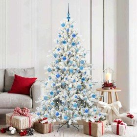 Árbol de Navidad artificial con ramas articuladas 180 cm PVC