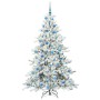Árbol de Navidad artificial con ramas articuladas 180 cm PVC
