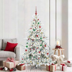 Árbol de Navidad artificial con ramas articuladas 180 cm PVC