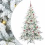 Árbol de Navidad artificial con ramas articuladas 180 cm PVC
