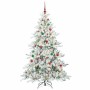 Árbol de Navidad artificial con ramas articuladas 180 cm PVC