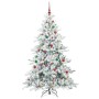 Árbol de Navidad artificial con ramas articuladas 180 cm PVC