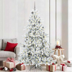 Árbol de Navidad artificial con ramas articuladas 210 cm PVC
