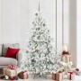 Árbol de Navidad artificial con ramas articuladas 210 cm PVC