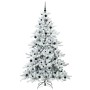 Árbol de Navidad artificial con ramas articuladas 210 cm PVC