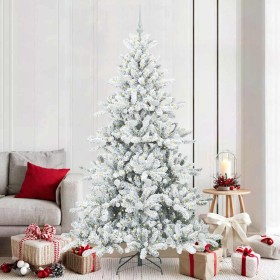 Árbol de Navidad artificial con ramas articuladas 210 cm PVC