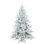 Árbol de Navidad artificial con ramas articuladas 210 cm PVC