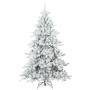 Árbol de Navidad artificial con ramas articuladas 210 cm PVC