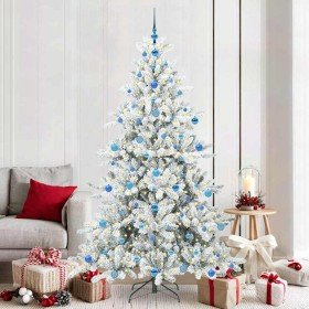 Árbol de Navidad artificial con ramas articuladas 210 cm PVC