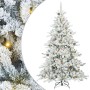 Árbol de Navidad artificial con ramas articuladas 240 cm PVC