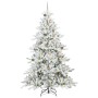 Árbol de Navidad artificial con ramas articuladas 240 cm PVC