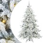 Árbol de Navidad artificial con ramas articuladas 240 cm PVC