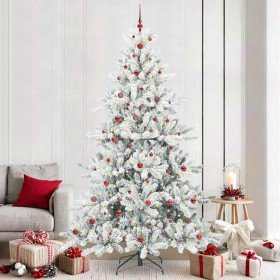 Árbol de Navidad artificial con ramas articuladas 240 cm PVC