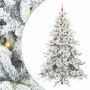 Árbol de Navidad artificial con ramas articuladas 240 cm PVC