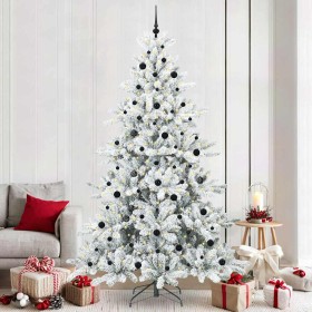 Árbol de Navidad artificial con ramas articuladas 240 cm PVC