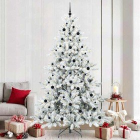 Árbol de Navidad artificial con ramas articuladas 240 cm PVC