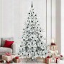 Árbol de Navidad artificial con ramas articuladas 240 cm PVC