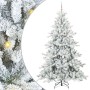 Árbol de Navidad artificial con ramas articuladas 240 cm PVC