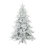 Árbol de Navidad artificial con ramas articuladas 240 cm PVC
