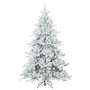 Árbol de Navidad artificial con ramas articuladas 240 cm PVC