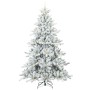 Árbol de Navidad artificial con ramas articuladas 240 cm PVC